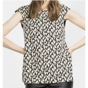 2/$12 Zara | NWT abstract geometric top